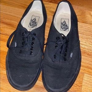 All black vans